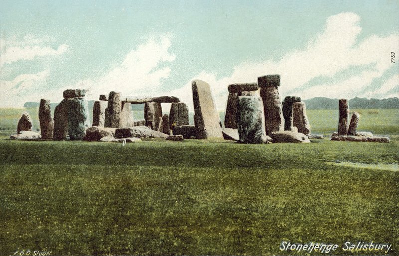 Stonehenge, Wiltshire (farvefoto) af Francis G. O. Stuart