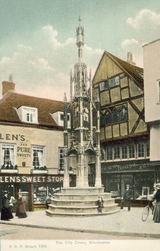 The City Cross, Winchester (farvefoto) af Francis G. O. Stuart