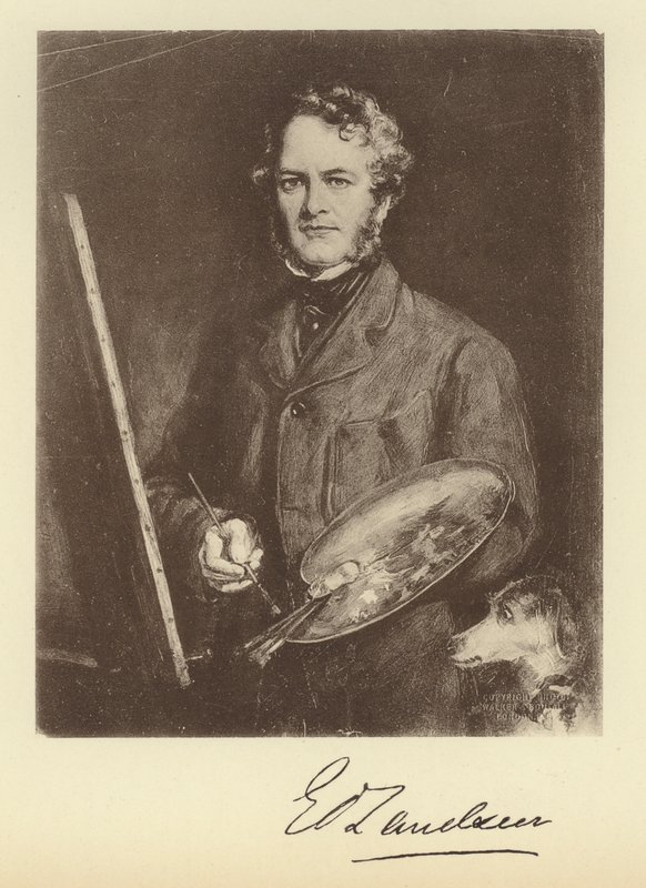 Sir Edwin Landseer (litho) af Francis Grant