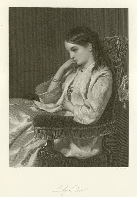 Lady Flora af Francis John Wyburd