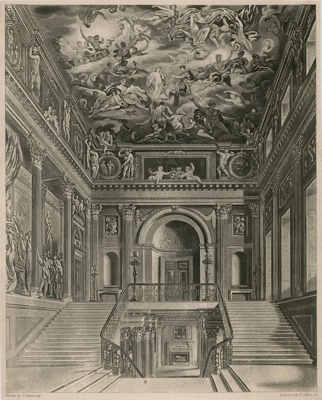 Buckingham Palace, Trappehus af Francis Phillip Stephanoff