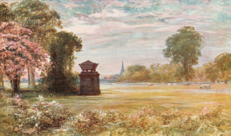 Cenotaph ved Stoke Poges af Francis S. Walker