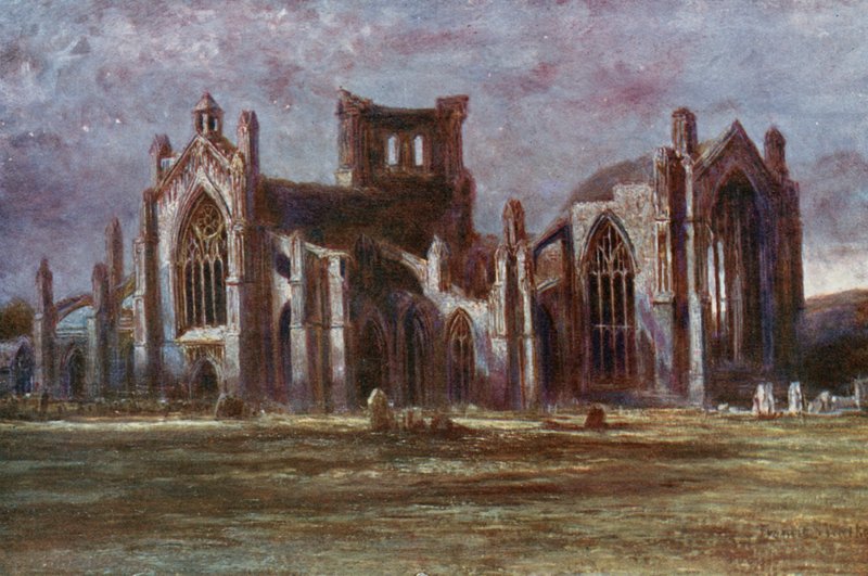 Melrose Abbey af Francis S. Walker