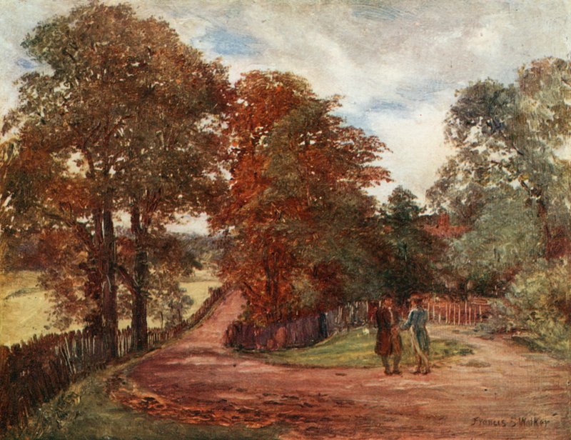 Milfield Lane, Highgate af Francis S. Walker