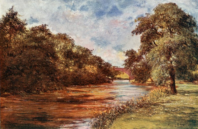 River Doon, Skotland af Francis S. Walker