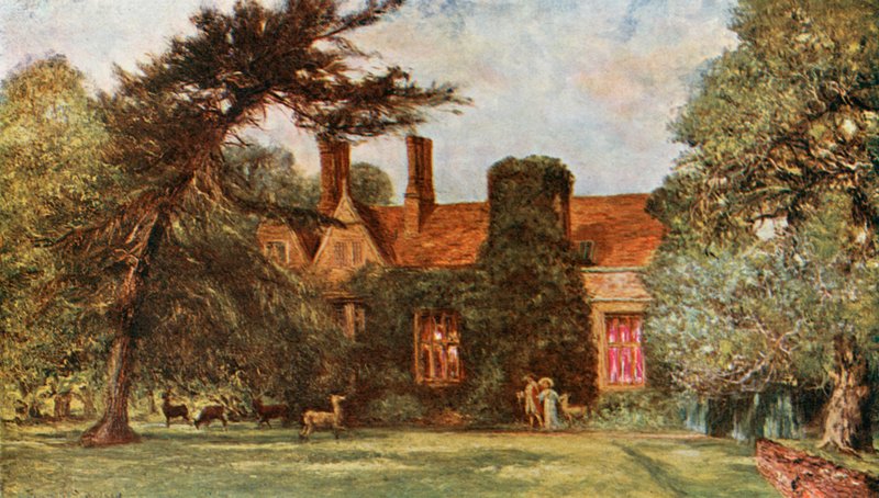 Stoke Poges herregård af Francis S. Walker