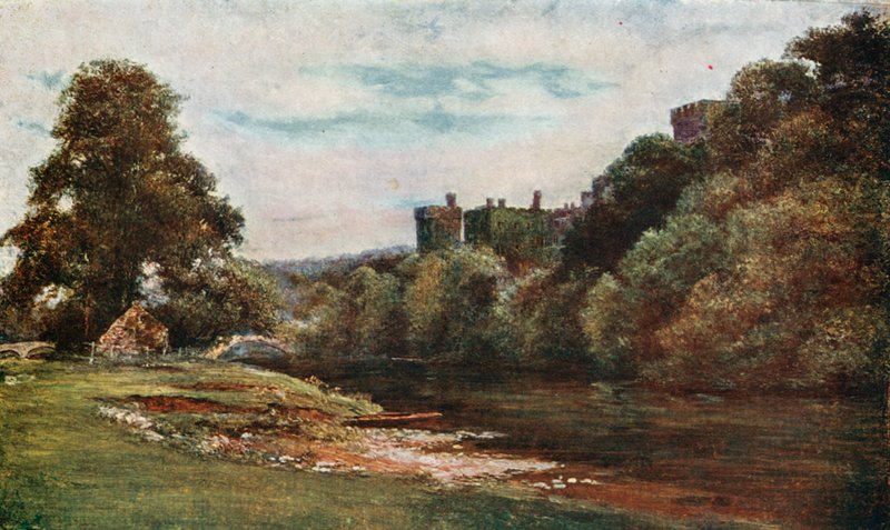The Blackwater ved Lismore Castle af Francis S. Walker