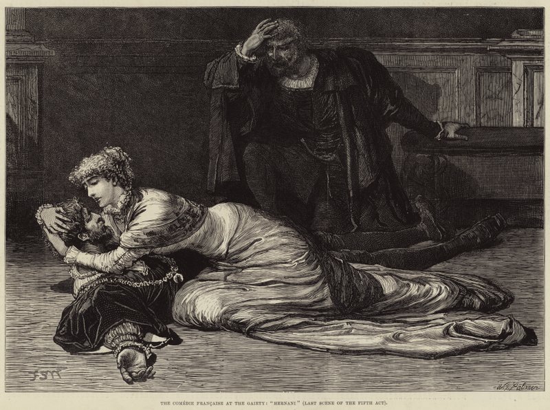 The Comedie Francaise at the Gaiety, Hernani, Last Scene of the Fifth Act af Francis S. Walker