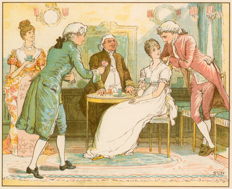 Den øde landsby af Oliver Goldsmith af Francis S. Walker