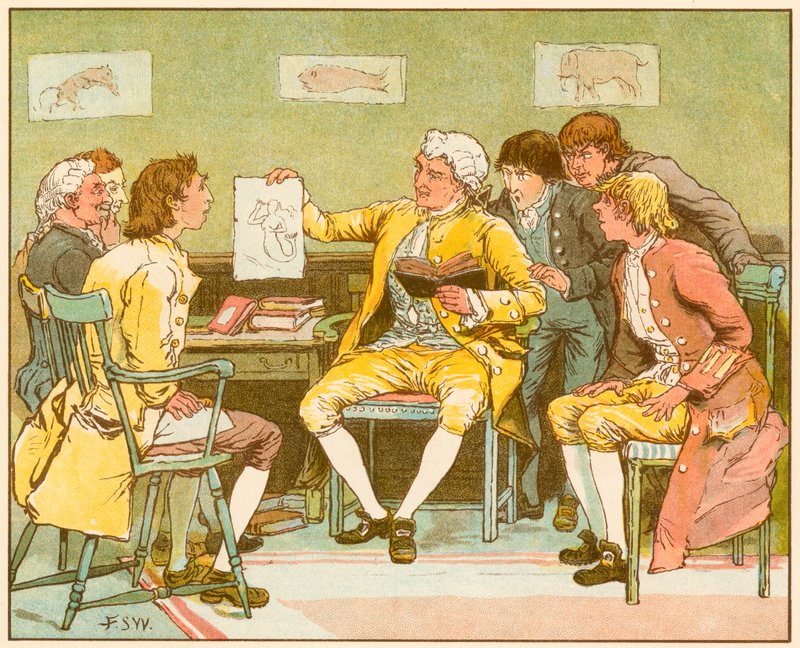 Den forladte landsby af Oliver Goldsmith af Francis S. Walker
