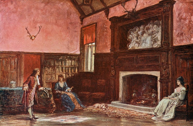 Salen på Stoke Poges Manor af Francis S. Walker