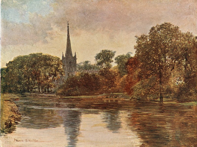 Trinity Church, Stratford on Avon af Francis S. Walker