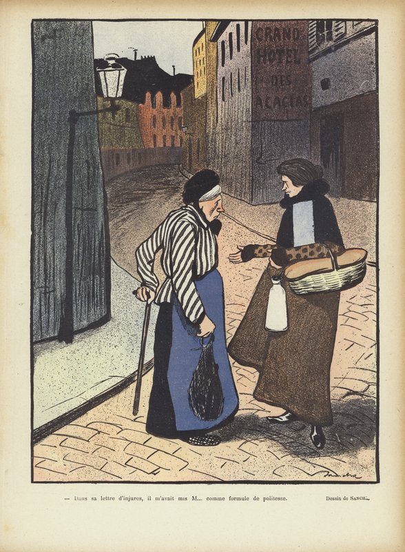 Illustration til Le Rire af Francisco Sancha y Lengo