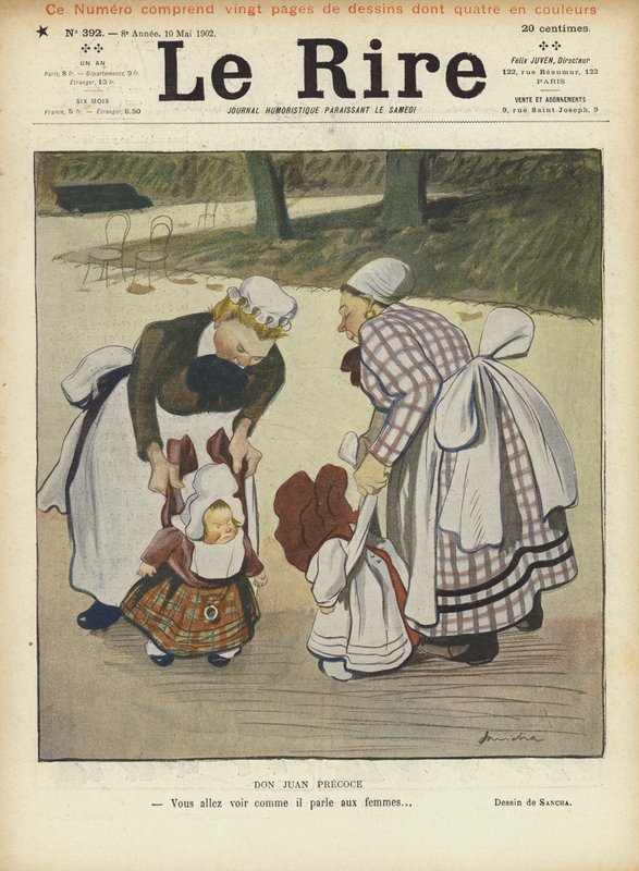 Illustration til Le Rire af Francisco Sancha y Lengo