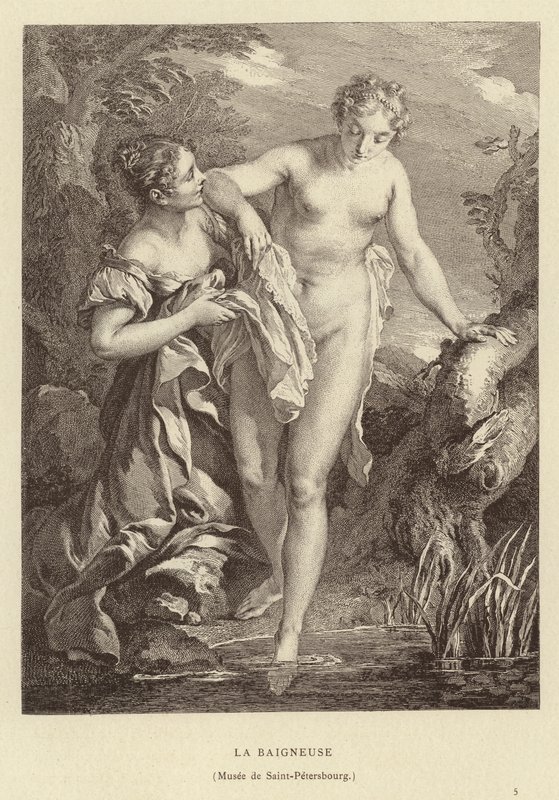 Bademanden af Francois (after) Boucher