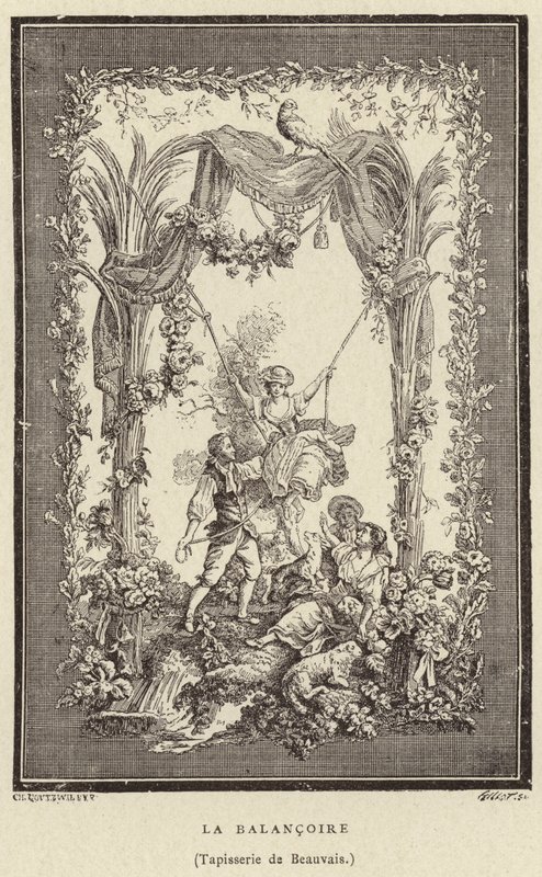 Gyngen af Francois (after) Boucher