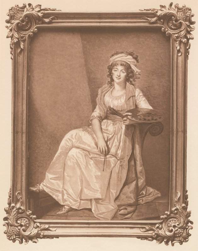 Madame Vigee Le Brun (medlemmer) af Francois Dumont
