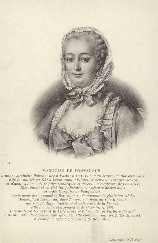 Marchione af Pompadour af Francois Hubert Drouais