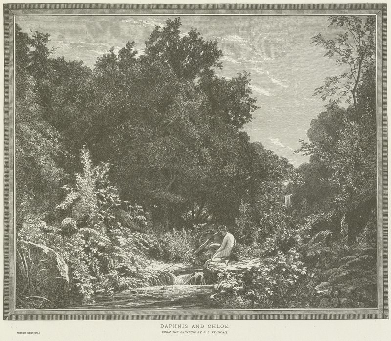 Daphnis og Chloe af Francois Louis Francais
