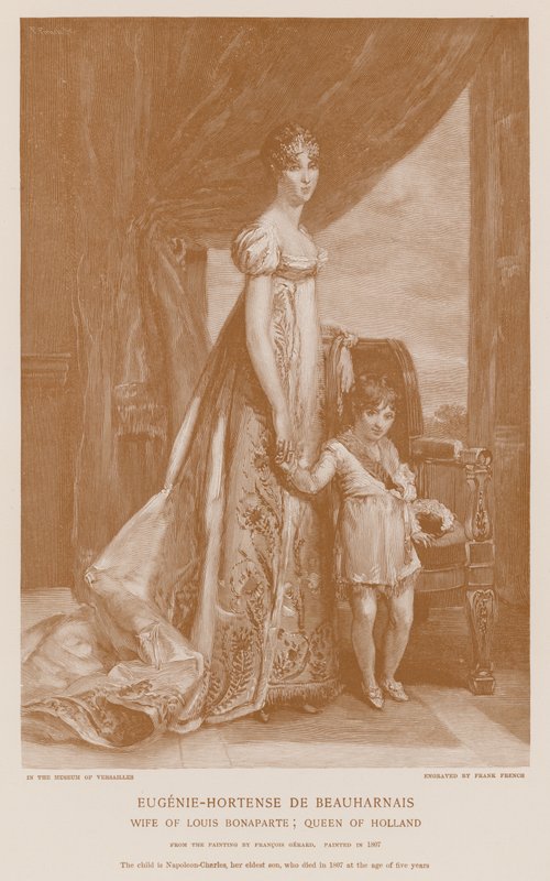Eugene-Hortense de Beauharnais og Napoleon-Charles af Francois Pascal Simon Gerard