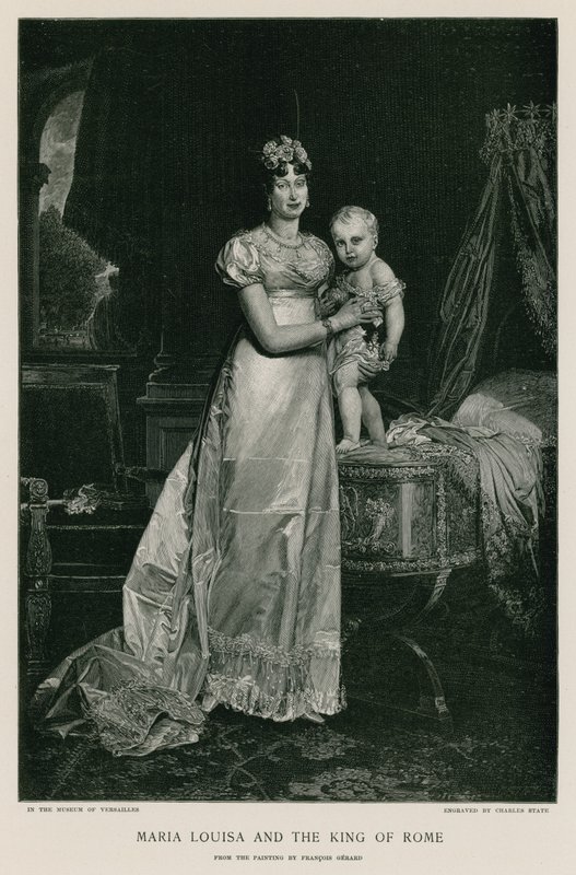 Maria Louisa og kongen af Rom af Francois Pascal Simon Gerard