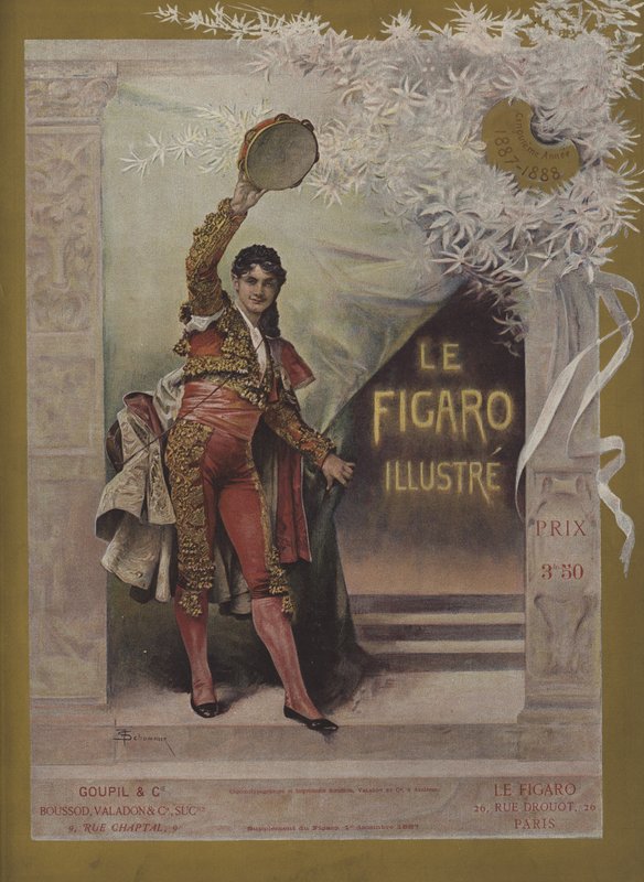 Forside af Le Figaro Illustre, 1. december 1887 af Francois Schommer
