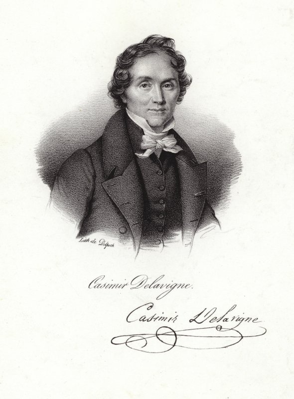 Casimir Delavigne af Francois Seraphin Delpech