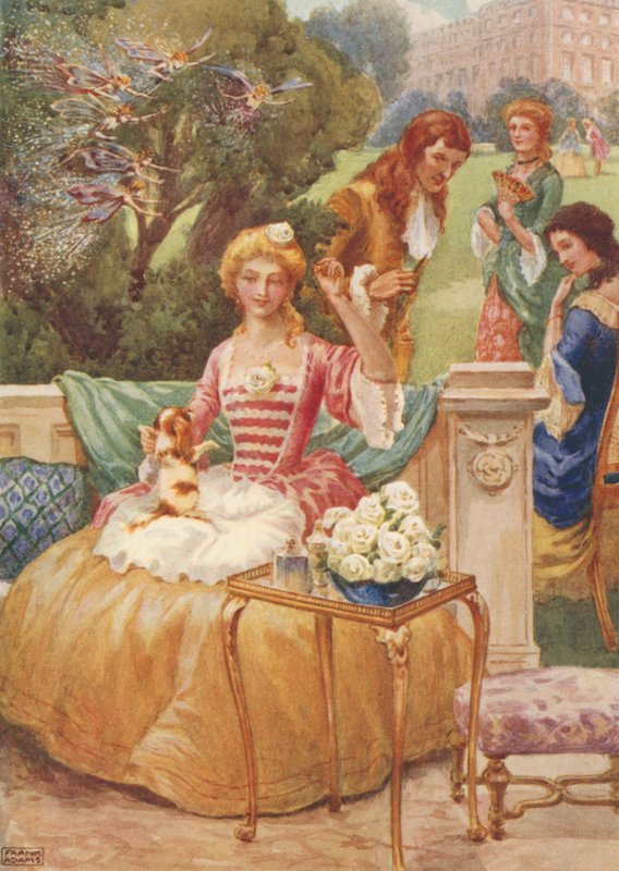 Belinda, fra The Rape of the Lock af Alexander Pope af Frank Adams