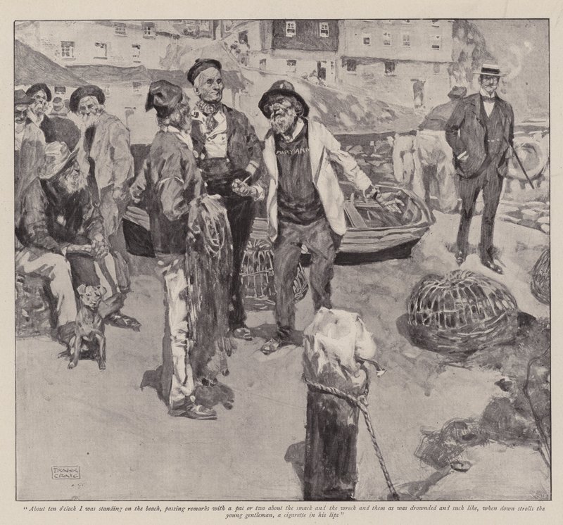 Illustration til Fred-til-enhver-Pris Bill, af Grant Allen af Frank Craig