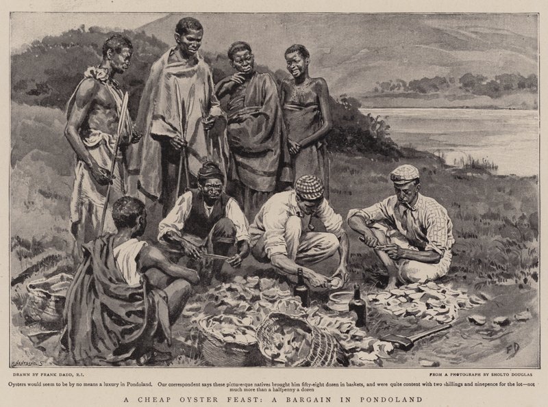 En billig østersfest, et kup i Pondoland af Frank Dadd
