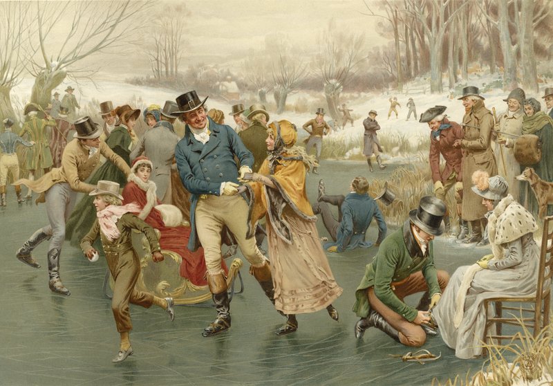 Glædelig jul (chromolitho) af Frank Dadd