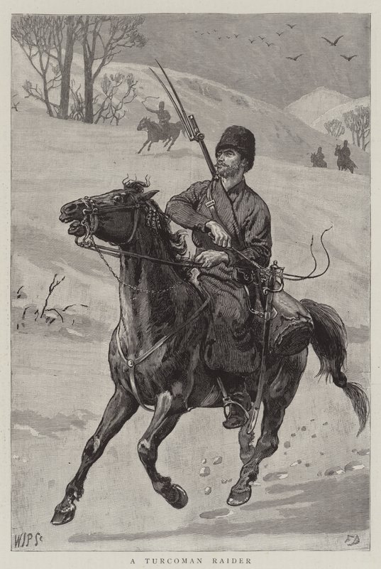 En Turcoman Raider af Frank Dadd