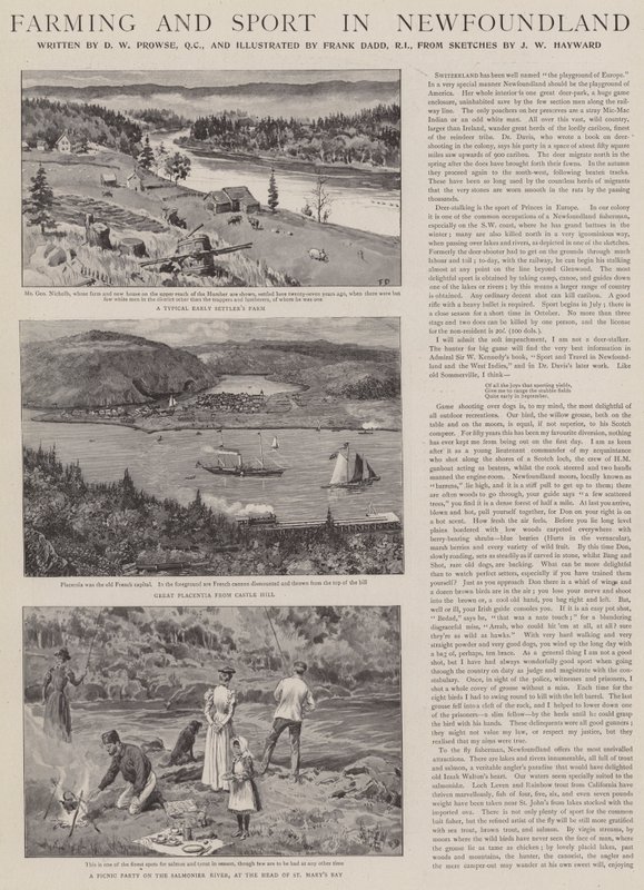 Landbrug og sport i Newfoundland af Frank Dadd