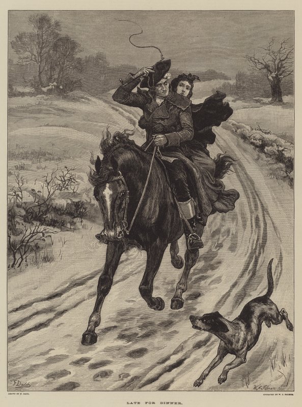 Forsinket til middag af Frank Dadd