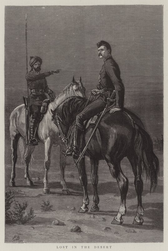 Fortabt i ørkenen af Frank Dadd