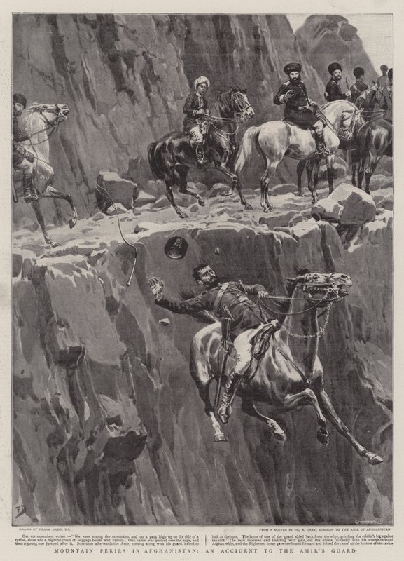 Bjergfarer i Afghanistan, en ulykke for Amirs vagt af Frank Dadd