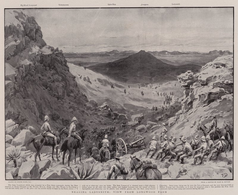 Nær Ladysmith, udsigt fra Longwood Farm af Frank Dadd