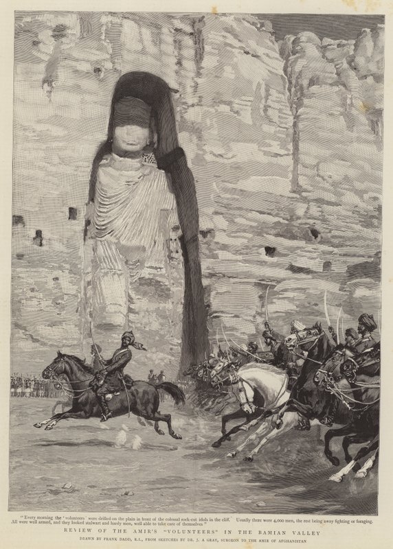 Gennemgang af Amirs frivillige i Bamian Valley af Frank Dadd