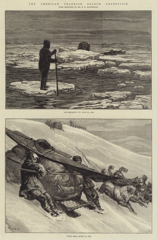 Den amerikanske Franklin-søgeekspedition af Frank Dadd