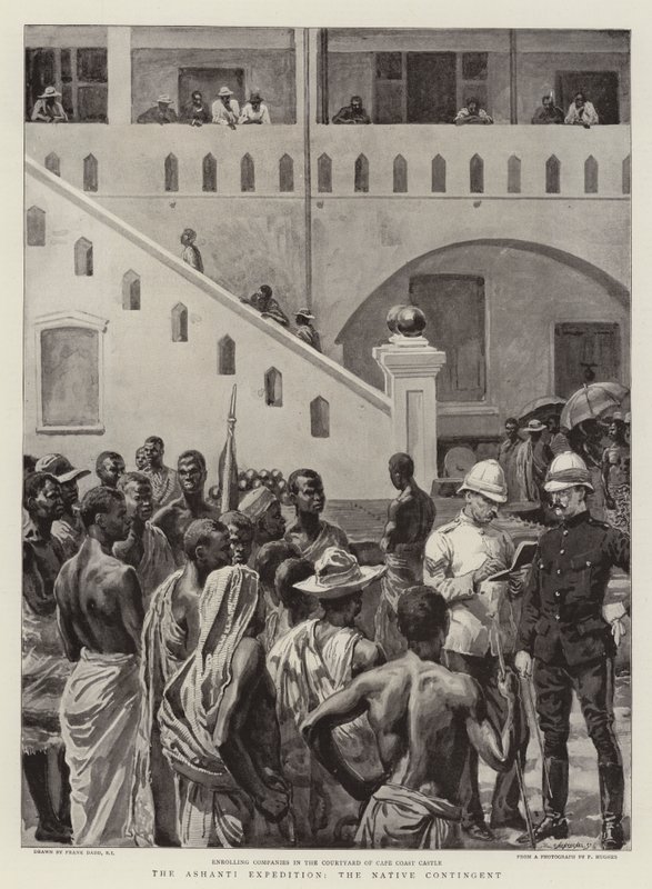 Ashanti-ekspeditionen, det indfødte kontingent af Frank Dadd