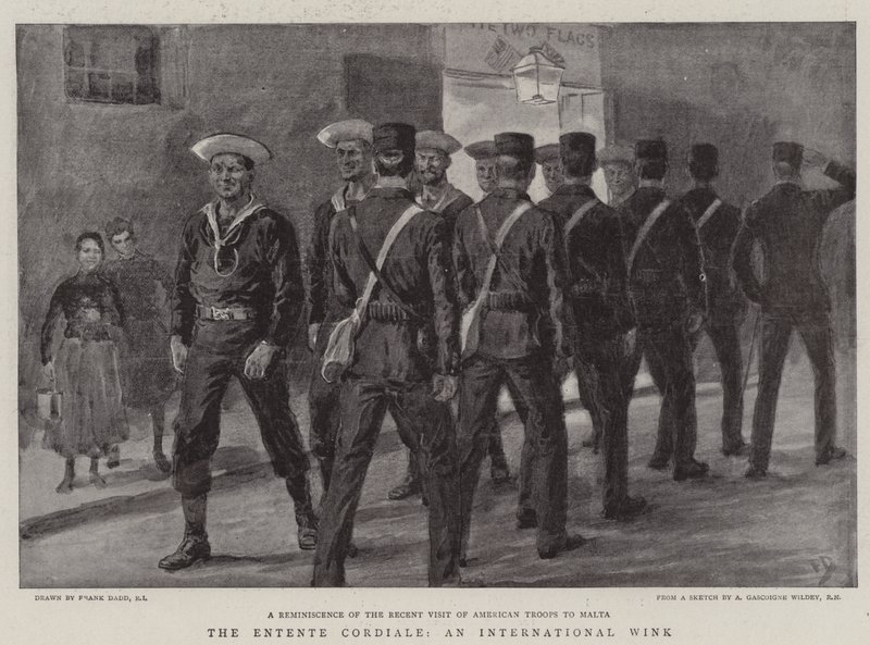 Entente Cordiale, et internationalt blink af Frank Dadd