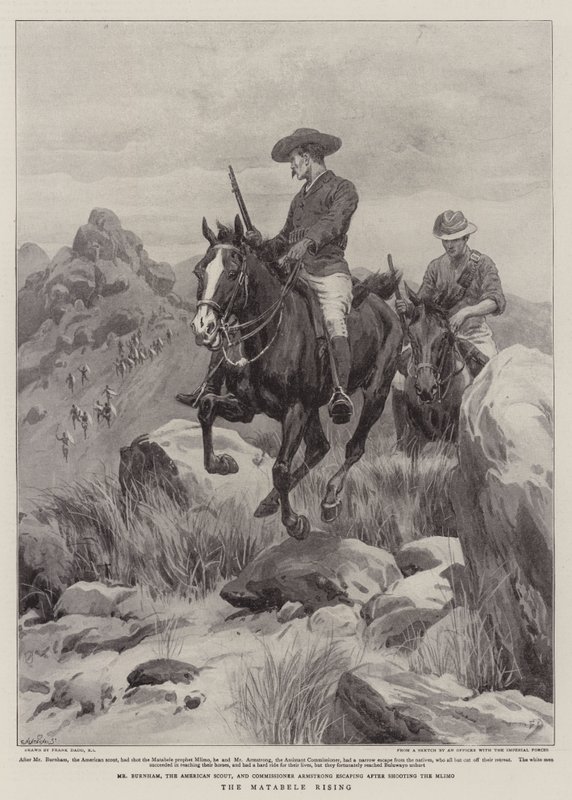 Matabele-opstanden af Frank Dadd