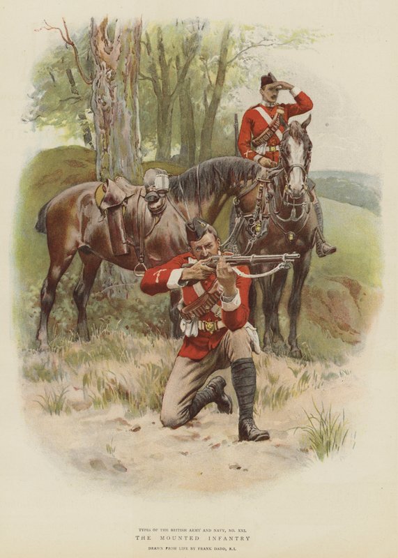 Det beredne infanteri af Frank Dadd