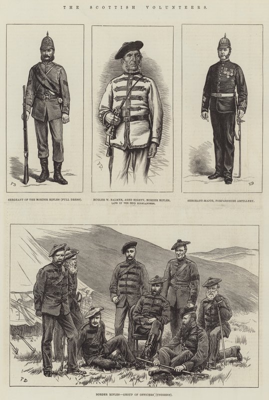 De skotske frivillige af Frank Dadd