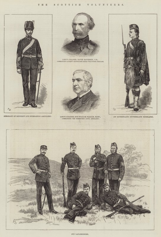 De skotske frivillige af Frank Dadd
