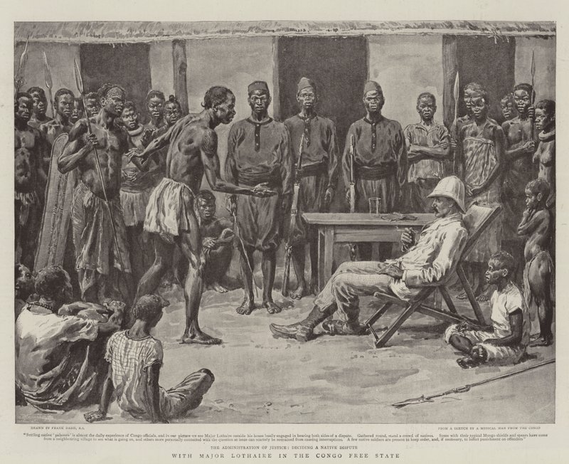 Med major Lothaire i Congo Free State af Frank Dadd