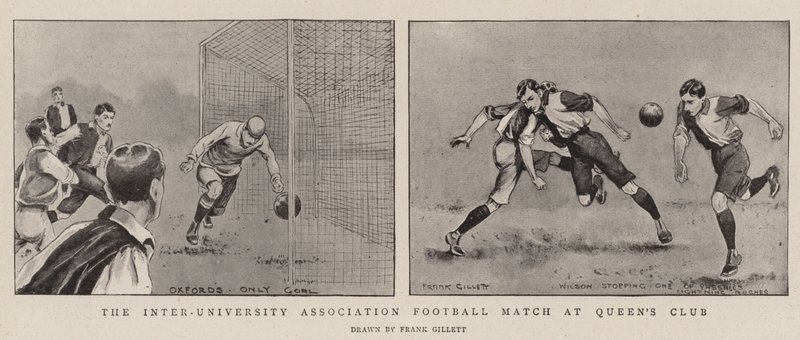 Den Inter-University Association Football Match i Queen