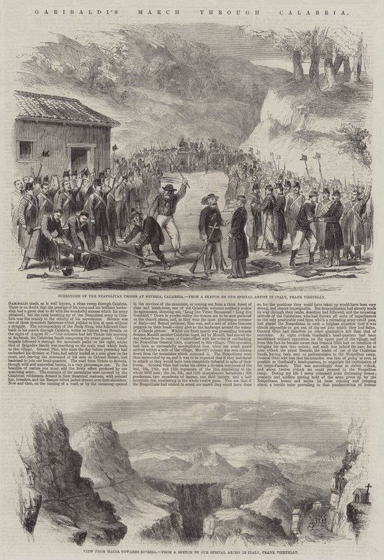 Garibaldis March gennem Calabrien af Frank Vizetelly