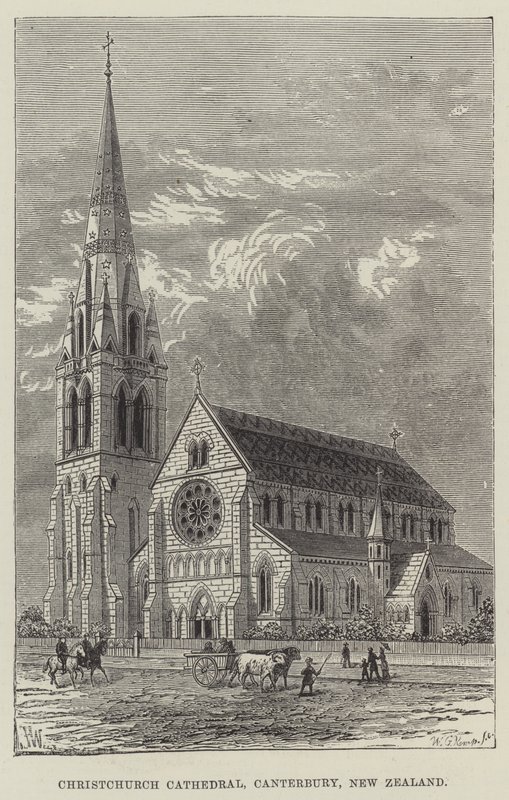 Christchurch Cathedral, Canterbury, New Zealand af Frank Watkins