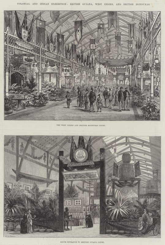 Colonial and Indian Exhibition, Britisk Guyana, Vestindien og Britisk Honduras af Frank Watkins